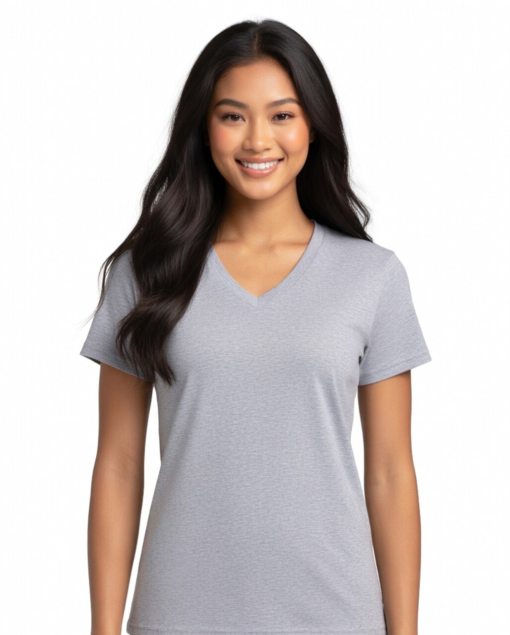 Gildan Softstyle V-Neck Short Sleeve T-Shirt for Summer Outfits & Custom Printing Cotton Tee